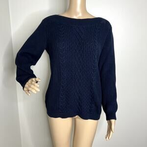 Tommy Hilfiger Blue Knit Sweater